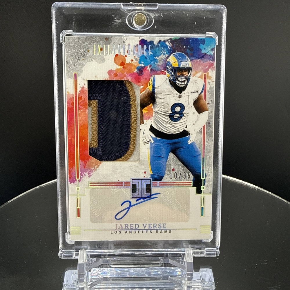 2025 Impeccable Jared Verse Extravagance 3-Color Patch Auto SSP /35
